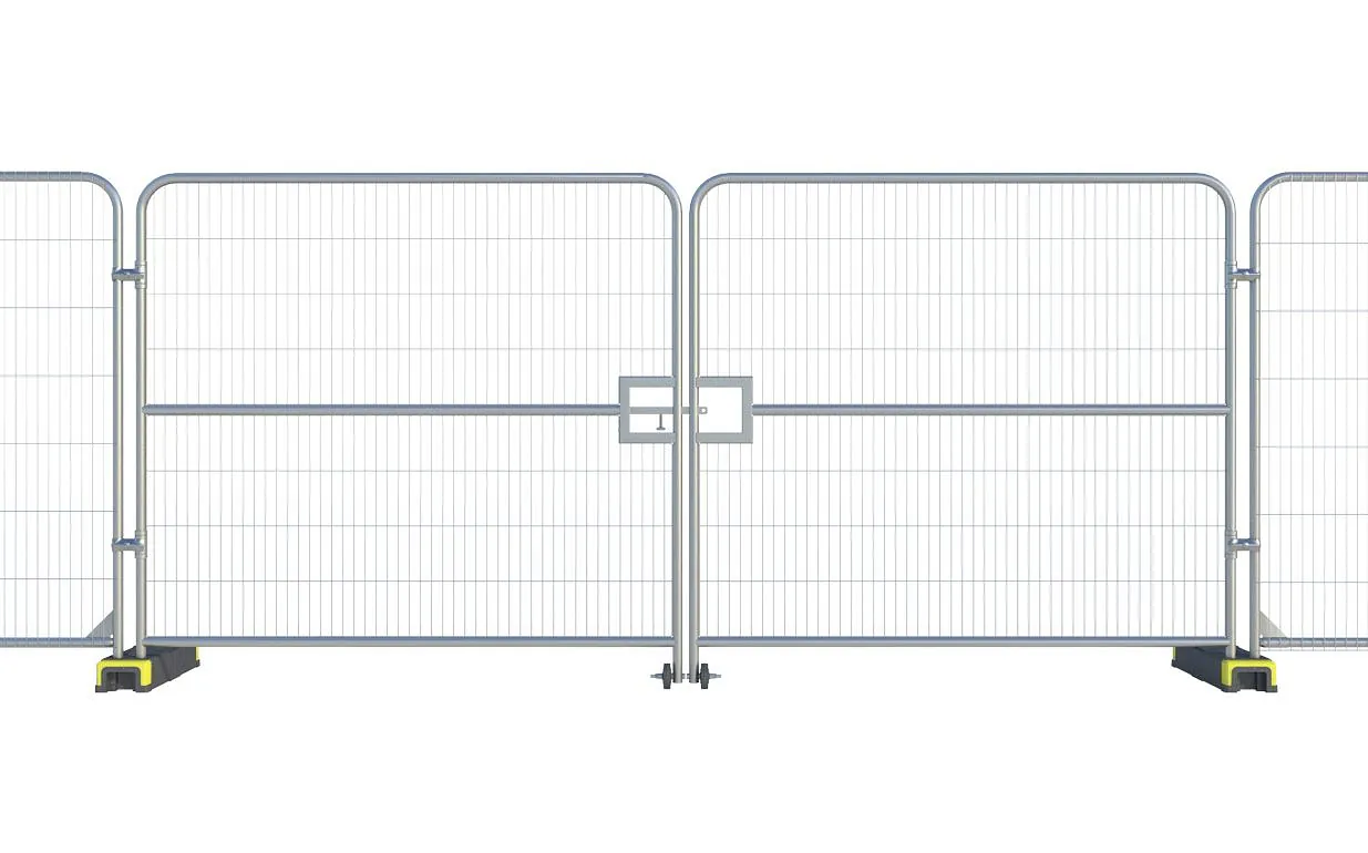 Round Top Mesh Vehicle Access Gate- Pair