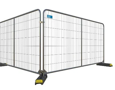 Round Top Anti Climb Fence Panel- Centre Bar